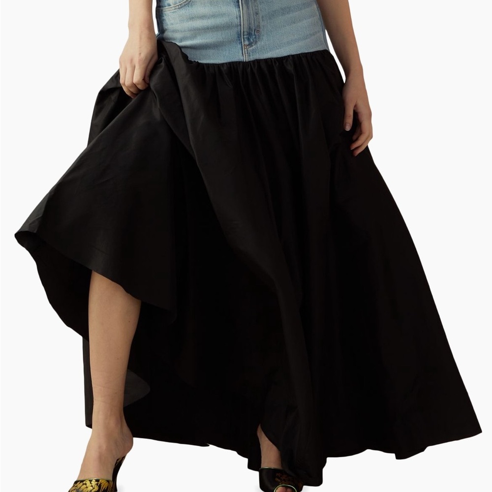 “Where Dem Fans At” Black Maxi Cowgirl Skirt. Perfect for Cowboy Carter concert!
